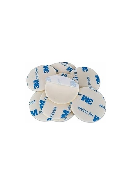 Magnet 100 Adet 3m Yuvarlak Kesimli Köpüklü Çok Güçlü Çift Traflı Bant 30MM Çap fiyatları