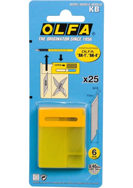 Kb Kretuar Yedek Bıçağı 25'li Paket