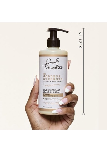 Daughter Goddess Strength Ilahi Mukavemet, Hint Yağı, Siyah Tohum Yağı ve Zencefil ile Saç Kremi Içerir, Zayıf, Kırılmaya Uygun Saçlar Için, Paraben Içermez, 10 ml fiyatları
