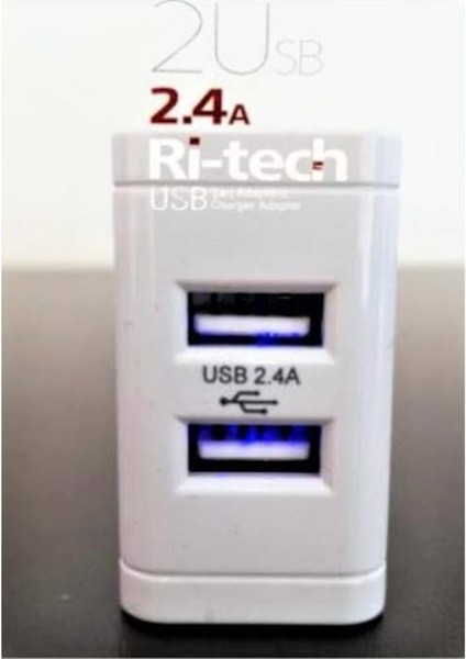 2,4A 5V 2 USB Li Hızlı Şarj Edebilen Şarj Adaptörü indirimleri