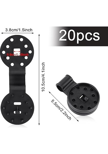 20 Adet Gölgelik Kumaş Klips, Yuvarlak Plastik Güneşlik Klipsi, Siyah Gölgelik Örgü Klips, Branda Klipsi, Güneşlik Ağı Için Tutturma ve Yerleştirme, Kuş Ağı, Bahçe Filesi fiyatları