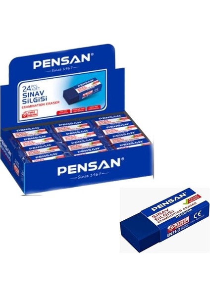 Pss-24 M-Sınav Silgisi (24 Lü) - PE99909SSMAVİ