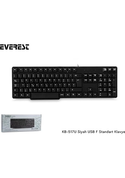 KB-517U Siyah USB F Standart Klavye fırsatları