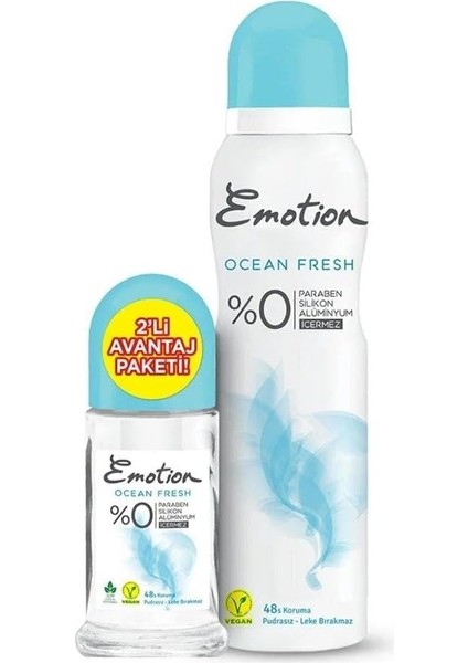 Deodorant 150 ml Ocean Fresh-50 ml Roll On