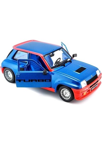 Renault 5 Turbo Model Araba - Mavi Turuncu fiyatları