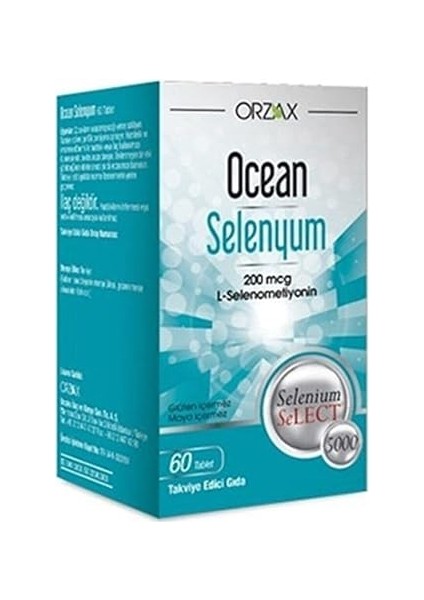 Selenyum 200 Mcg L-Selenometiyonin Içeren Takviye Edici Gıda (1 x 60 Tablet) fiyatları