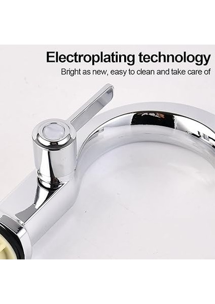 1 Adet Musluk, Soğuk Su, Enerji Tasarruflu Fıskiyeli Tekli Soğuk Su Musluğu, Mutfak, Barlar, Banyo/tuvaletler Için, Lavabo Armatürü, Mutfak Lavabosu Aksesuarı (Gümüş) indirimleri