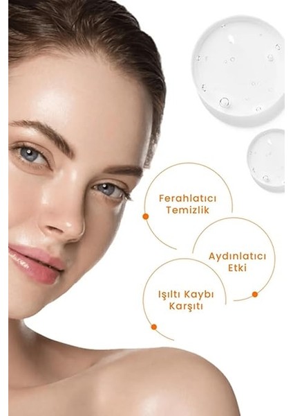 C Vitamini Yüz Temizleme Jeli, Aydınlatıcı &amp; Arındırıcı, Cilt Canlandırıcı &amp; Nemlendirici, Günlük Derinlemesine Temizlik, 150 ml fiyatları