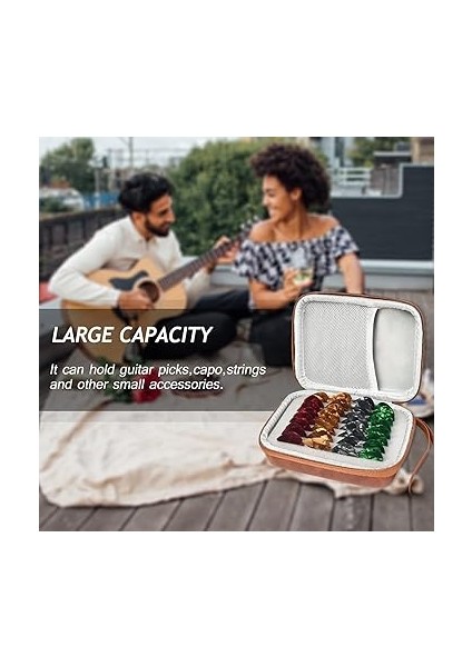 Akustik Elektro Gitar Için Gitar Penası Tutucu Kılıfı 15 Adet Gitar Penası Gitar Penası Saklama Çantası Keseleri Arkadaşlar Gitar Çalanlar Için indirimleri