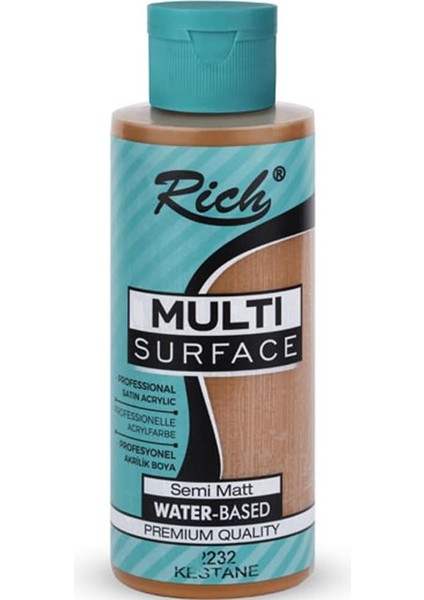 Multi Surface Akrilik Boya 130 cc - Kestane