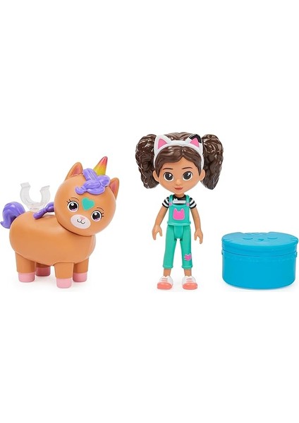 Dollhouse, Cat-Tivity Set, Kittycorn At – Gabby ve Kico Gökkuşağı Tek Boynuzlu At Seti, 3 Yaşından Büyük Çocuklar Için Uygundur
