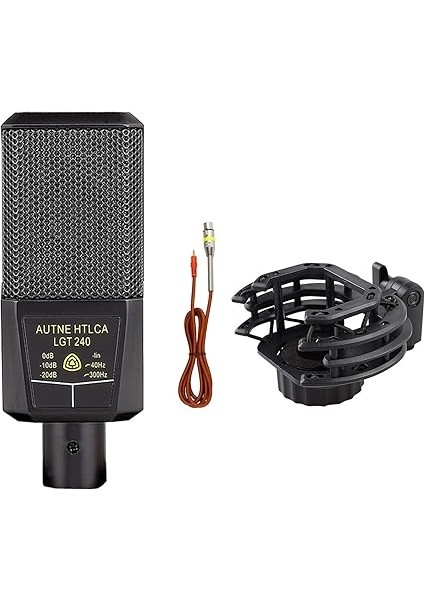 Büyük Diyaframlı Kardioid Kondenser Mikrofon Oyun Podcast Kaydı Için Şok Montaj Kablolu Tek Yönlü Mikrofon fiyatları