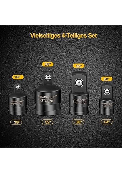 Lokma Adaptörü Adaptör Seti Adaptör Seti 3/8 1/2, 1/4 3/8 Üzerinde 3/8, 3/8 Inç Üzerinde 1/2, 3/8 Inç Darbeli Matkap Adaptörü, Açılı Adaptör Lokma Anahtarı Adaptörü modelleri