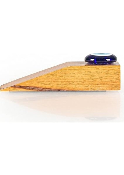 3 Adet Doğal Ahşap Nazar Boncuklu Kapı Stoperi modelleri