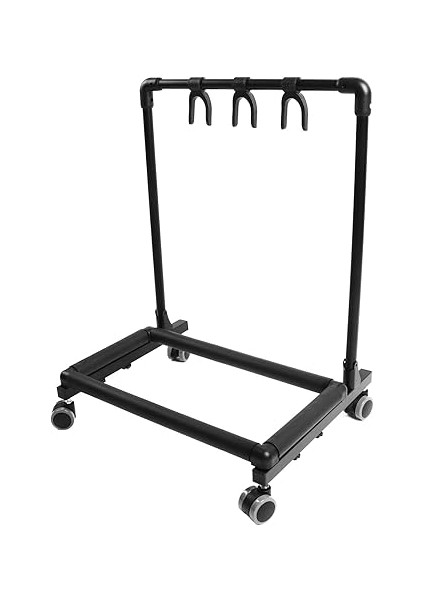 Gitar Standı, 3 Gitar Için, Çoklu Gitar Standı, Metal ve Eva, Birden Fazla Gitar Için, Tekerlekli Ekran Tutucu (Metal + Eva) modelleri