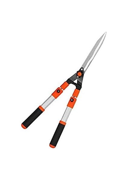 Bahçe Çit Makası Alüminyum Saplı Budama Budayıcılar, Karbon Çelik Bıçaklar, Ağır Hizmet Yumuşak Tutma Saplı, Manuel Düzeltici