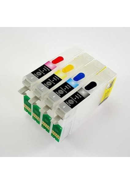 Kartuş Epson T0711-T0714 Uyumlu Kolay - 4 Renk