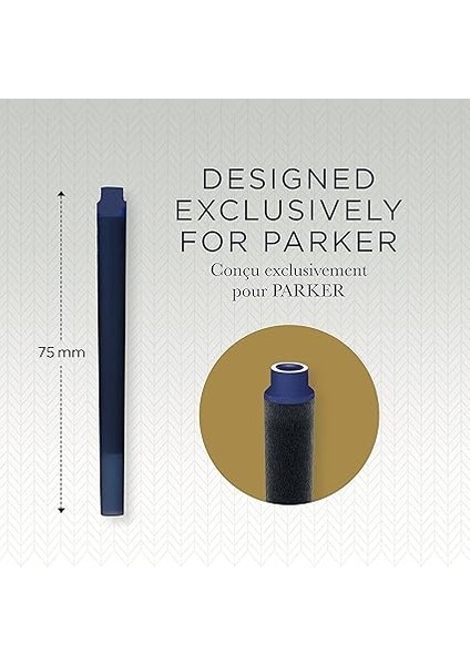 Quink Dolma Kalem Kartuşu, Mavi, 5'li Kutu modelleri