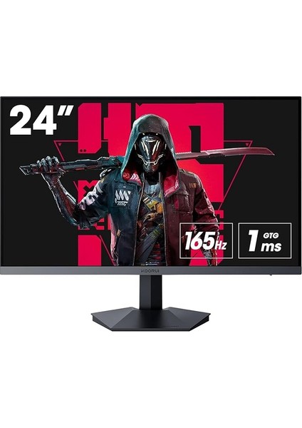Monitör 24E3 23.8ınç, 165Hz, Fhd, 1080P(1920*1080), 1ms, Ips, Adaptive Sync, Monitörler,gaming, HDMI 1.4*2, Dp 1.2*1, Eğilmek：-5~15°, Yukarı ve Aşağı, Görme Açısı 178°, VESA，75*75MM, Siyah