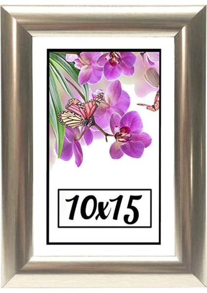 Cerceve Hediyelik Çerçeve Dekorasyon Kişiye Özel Resim Çerçevesi 10X15 10X15-22-GÜMÜŞ