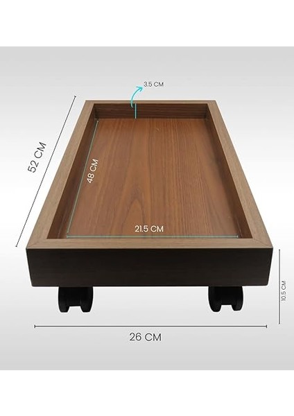 Gift Ahşap Hareketli Bilgisayar Kasa Taşıyıcı Stand indirimleri