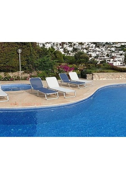 Concept Katlanır Şezlong Alüminyum Ferrari File Yırtılmaz Kumaş fiyatları