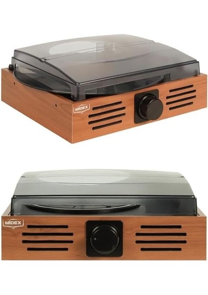 MTX-106OR Nostaljik Retro Pikap Plak Çalar (Bluetooth Aux Hoparlörlü 3 Devir) Iğne Dahil indirimleri