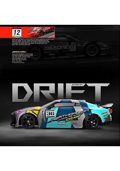 30 Km Hız Yapan Uzaktan Kumandalı Araba Şarjlı Drift Atan Hız Vitesli LED Işıklı 2 Kademeli Hız Vitesi 2 Farklı LED Işıklı Farlar Yedek Drift Lastikler (Spor) modelleri