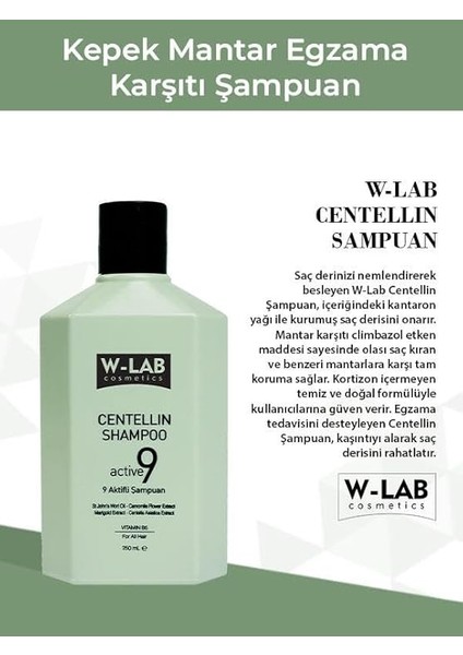 Kozmetik Centellin 9 Aktifli Şampuan 250 ml fiyatları