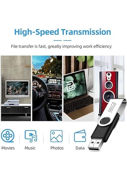 USB Flash Sürücüler, Yüksek Hızlı Flash Sürücü, Taşınabilir USB Depolama Bellek Çubuğu Flashdrive, Pc/laptop Için Veri Yedekleme ve Aktarım Için Su Geçirmez Ultra Büyük Kapasiteli USB Başparmak Sürücü modelleri
