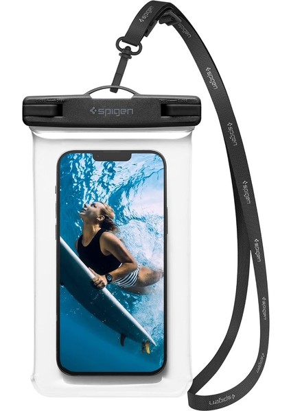 Aqua Shield Waterproof (Tüm Cihazlarla Uyumlu) Ipx8 Sertifikalı Su Geçirmez (Havuz &amp; Deniz Için Kılıf) A601 Crystal Clear - AMP04526