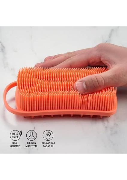 Silikon Vücut Masaj ve Temizleme Fırçası - 08 indirimleri