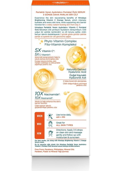 Since 1930 Vitamin C Parlaklık Veren Portakal Özlü Cilt Serumu 30 Ml, C Vitamini, Hyaluronik Asit, Niasinamid fiyatları