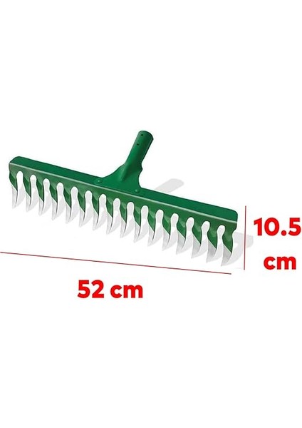 Metal Burgulu Bahçe Tarla Tırmığı 18 Diş Çim Peyzaj Yaprak Ot Saman Temizleme Toprak Işleme Tırmığı fiyatları