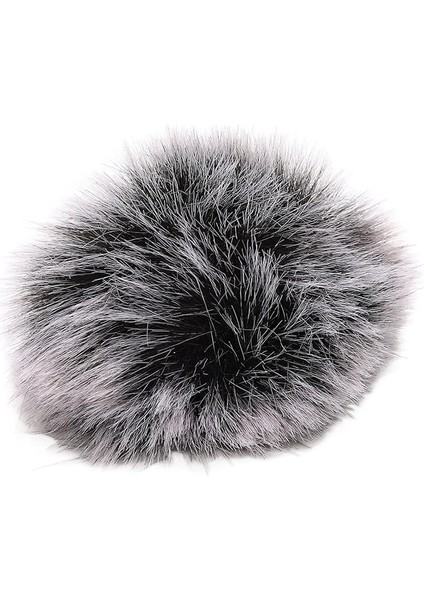 Kürklü Ön Cam Manşon, Yaka Mikrofonu Rüzgar Siperi Kürklü Manşonlar, Yaka ve Yaka Mikrofonu Için Rüzgar Ekran Koruyucu