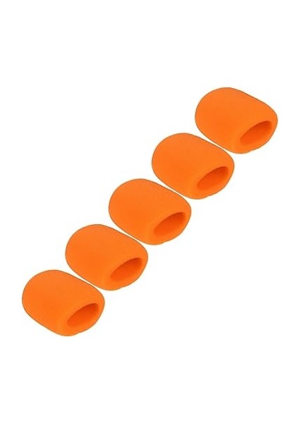 5 Adet El Mikrofonu Ön Camlar Mikrofon Köpük Kapakları Ktv Karaoke Dj Için Standart Top Tipi Mikrofonlarla Uyumlu fiyatları