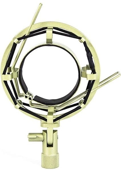 90 Yüksek Yalıtımlı Mikrofon Shockmount Gümüş fırsatları