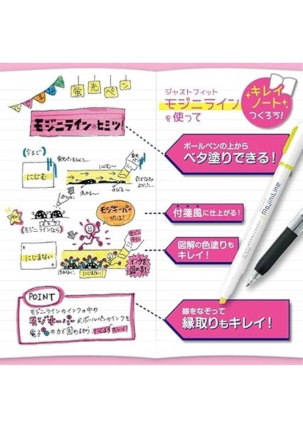 Justfit Fosforlu Kalem 5li Pvc indirimleri