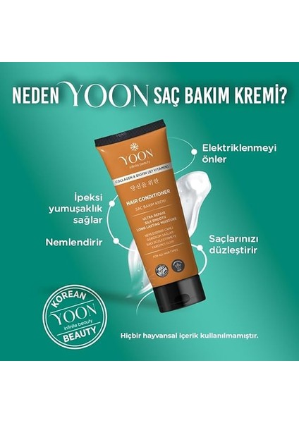2'si 1 Arada Vegan Saç Bakım Kremi, Biotin, B7 ve Kolajen Içeren, Silikonsuz &amp; Sülfat Içermeyen Nemlendirici, Saç Düzleştirmeye Yardımcı, Onarıcı ve Besleyici Saç Kremi 200ML fiyatları