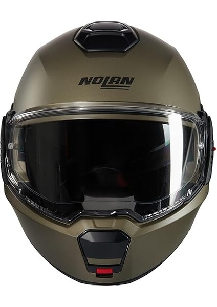 N120-1 Classico Mobile Çenesi Arkaya Açılan Motosiklet Kaskı Mat Kahverengi 315 Xl modelleri