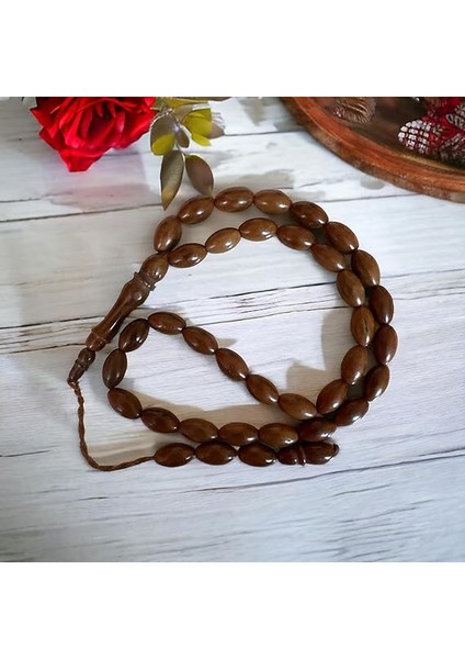 33'lük Kuka Tesbih, Sistemli, Püsküllü, Orjinal Kuka (6X11 Arpa Kesim) fiyatları