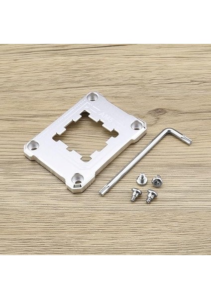 Idea Am5 Cpu Tutucu Am5 Bükülme Önleyici Temas Çerçevesi, 4 Adet Vida ve 1x Tornavida Düzeltici Bükülme Önleyici Sabitleme Çerçevesi 75X56 MM/2,95X2,2 Inç Gümüş indirimleri