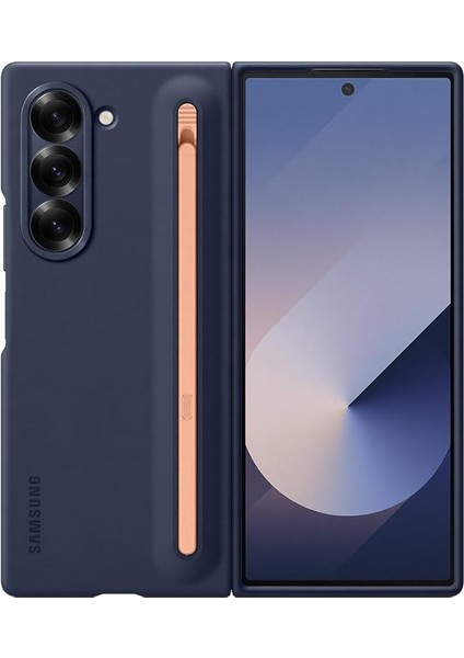 Galaxy Z Fold 6 Spen'li Kalemli Kılıf - Lacivert