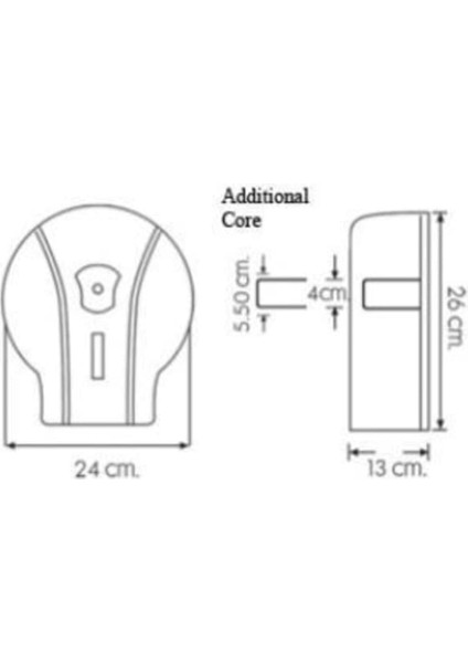 Mini Jumbo Wc Tuvalet Kağıdı Dispenseri Aparatı Siyah MJ1B fiyatları
