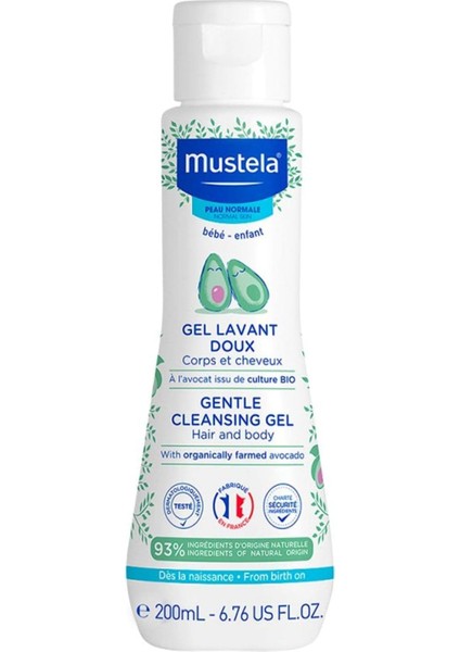 Mustela Normal Ciltler Için Yenidoğan Şampuanı 200 ml 1 Paket