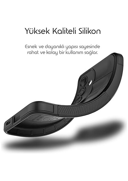 Samsung Galaxy A56 Için Koruyucu Kalın Yapılı Rugged Tpu Silikon Kılıf Kamera Yükseltili Içi Süet Dokulu Kenarları Darbe Emici ve Kayma Önleyici Özellikli Tam Kaplayan Koruyucu Kılıf (Siyah) fırsatları