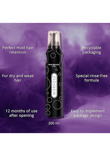 Saç Köpüğü Ultra Strong 200 Ml. (Siyah) 1 Paket (1 x 1 Adet) indirimleri