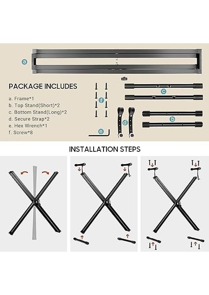 CY0245 Taşınabilir ve Ayarlanabilir Çift Sıralı Elektrikli Klavye Standı modelleri