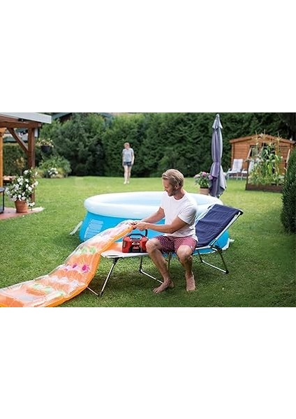 Pressito 18/21 Power X-Change Akülü Hava Kompresörü (18 V, Maks. 10.5 Bar, 21 L/dk Emiş Gücü, 18000 Rpm Motor Hızı, Yağsız, Akü Dahil Değildir) - 4020467 fırsatları