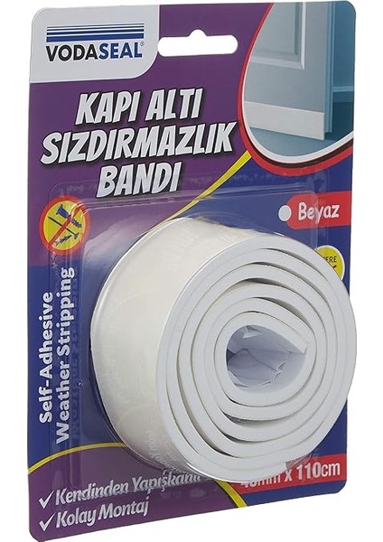 Kapı Altı Sızdırmazlık Bandı 40MMX110CM, Beyaz fiyatları